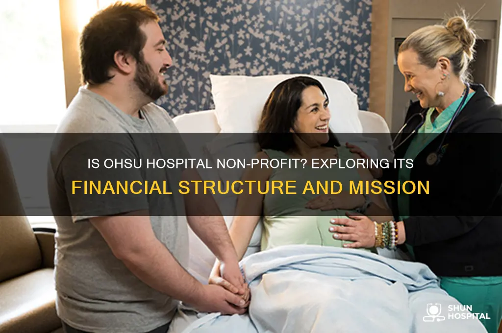 is ohsu hospital non profit