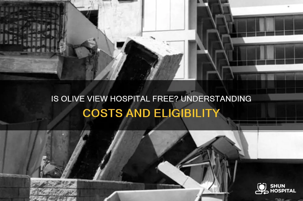 is olive view hospital free