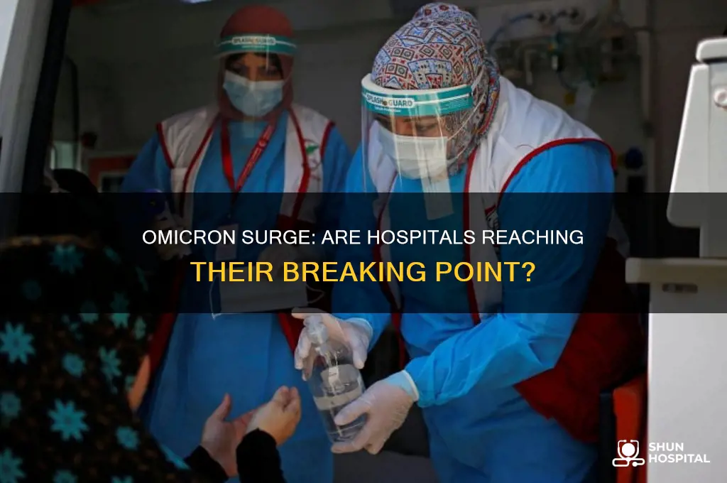 is omicron overwhelming hospitals