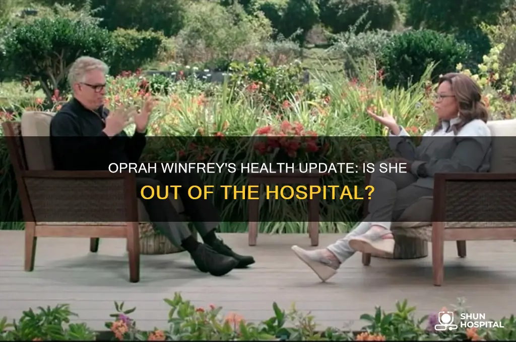 is oprah out of hospital