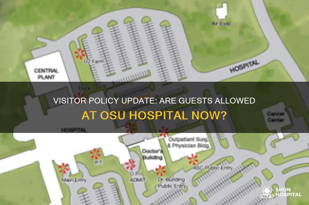 is osu hospital allowing visitors