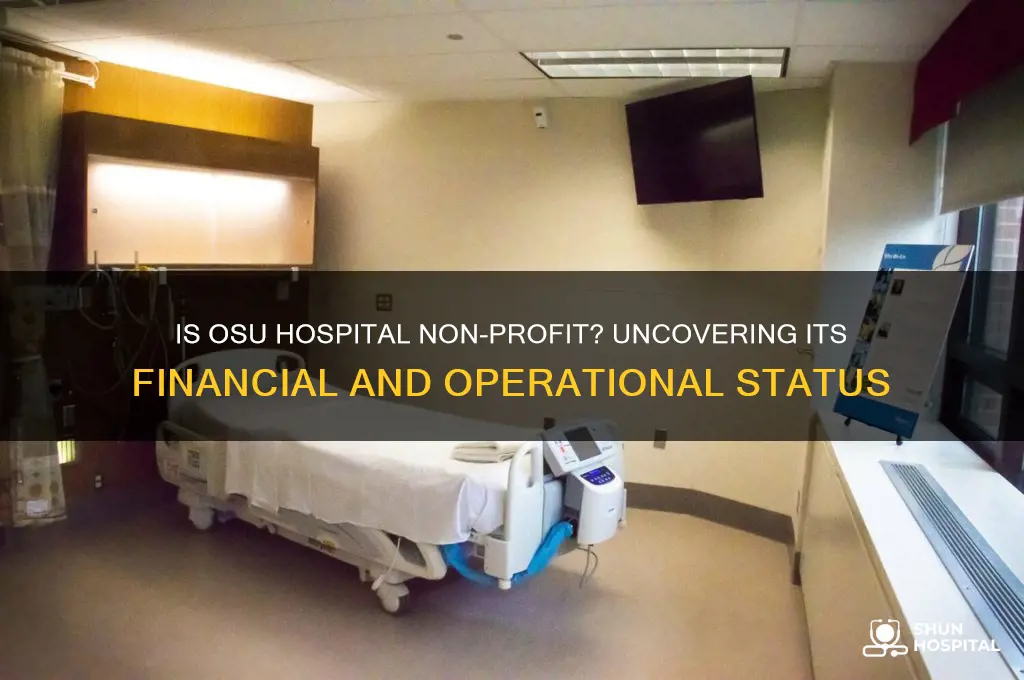 is osu hospital non profit