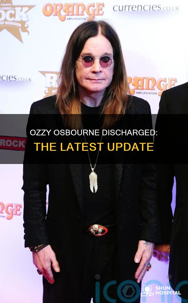 is ozzy osbourne out of the hospital