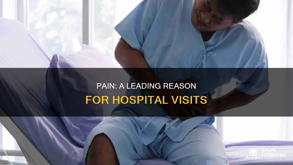 is pain leading cause of hospital visits