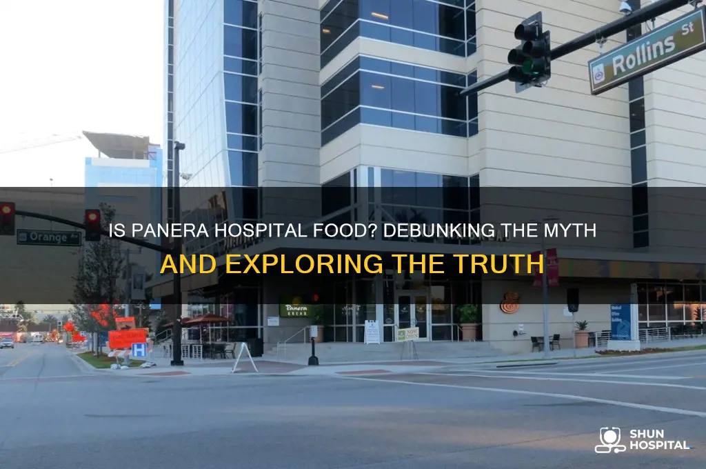is panera hospital food
