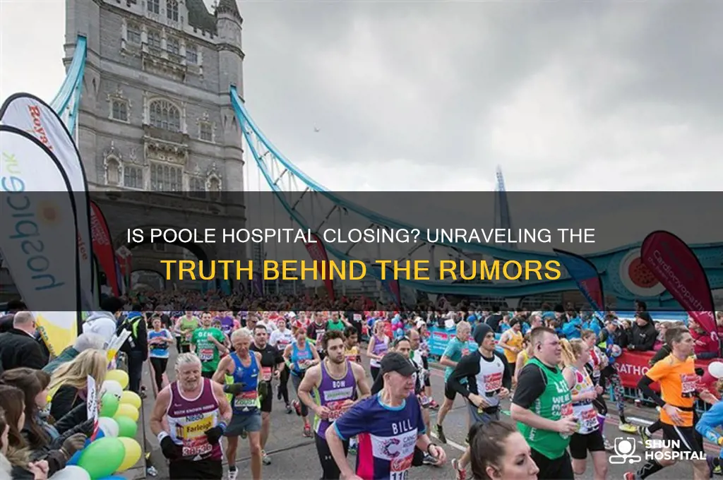 is poole hospital closing