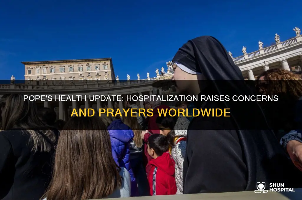 is pope in hospital