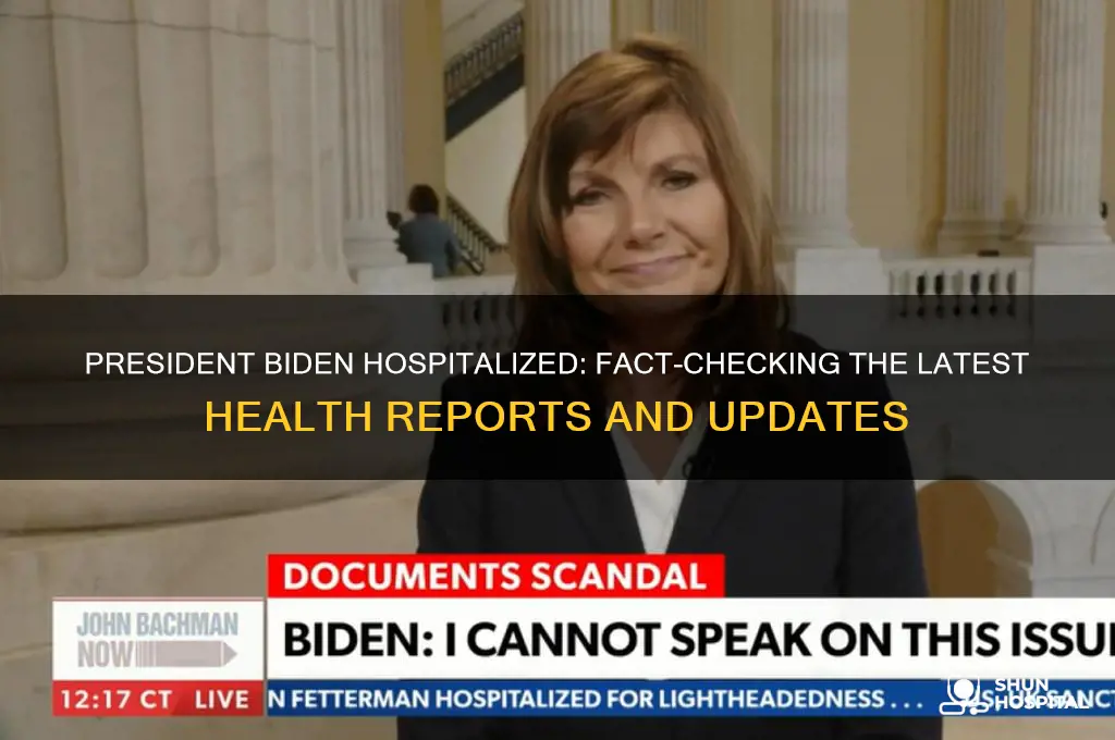is president biden hospitalized