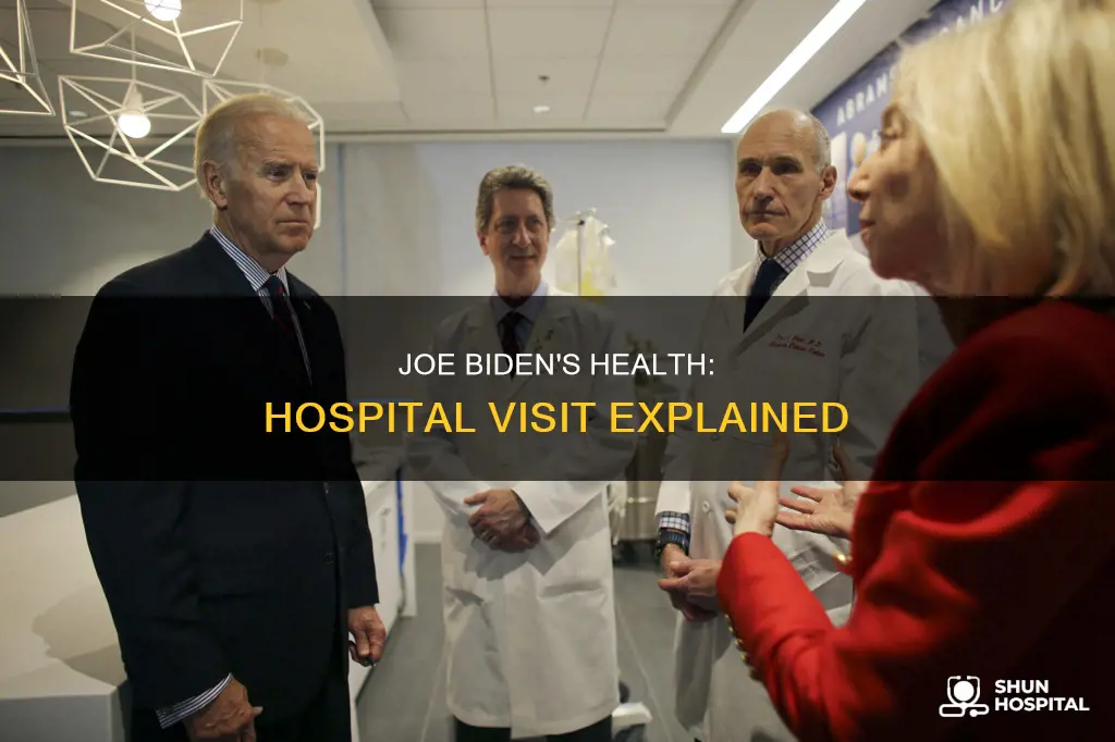 is president joe biden in the hospital
