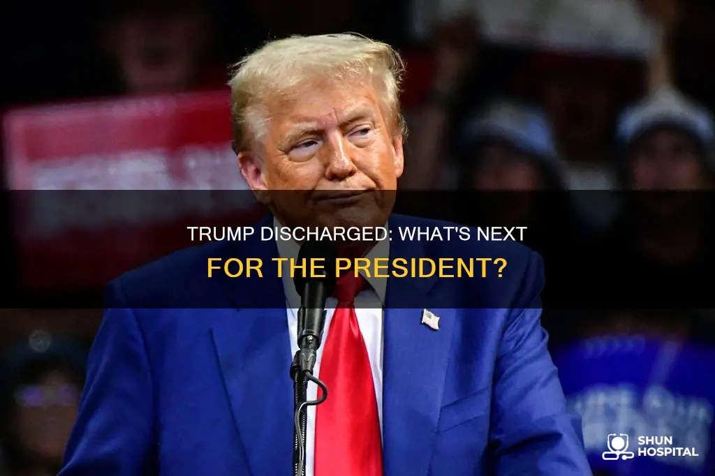 is president trump released from the hospital