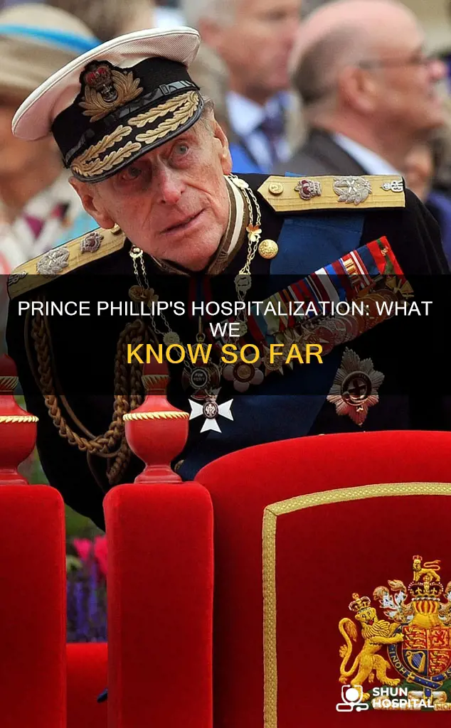 is prince phillip out of the hospital