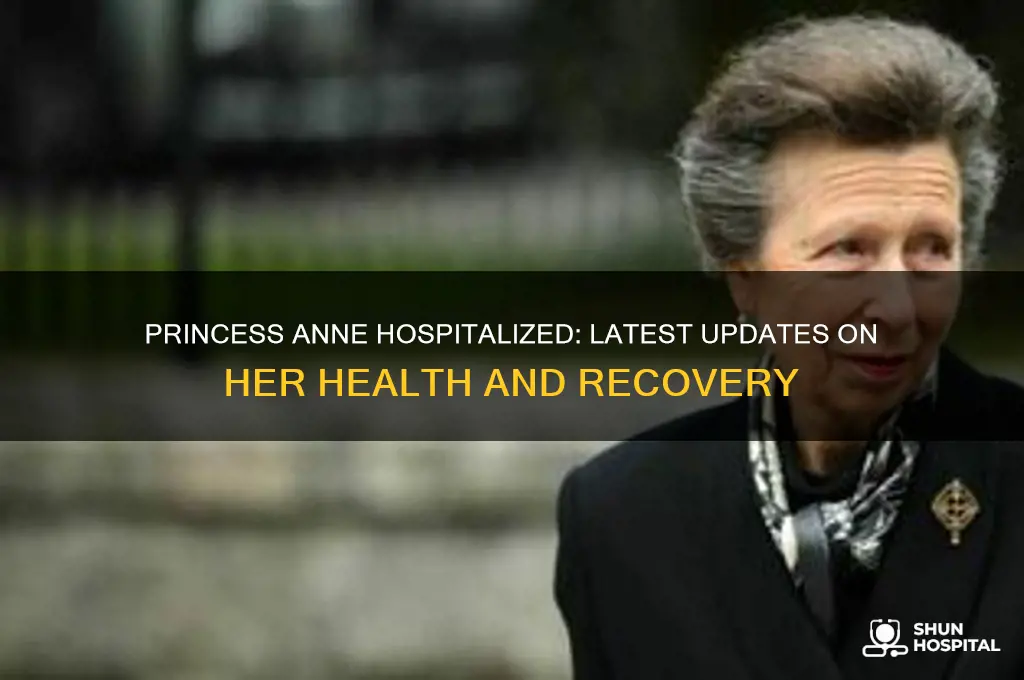 is princess anne in hospital