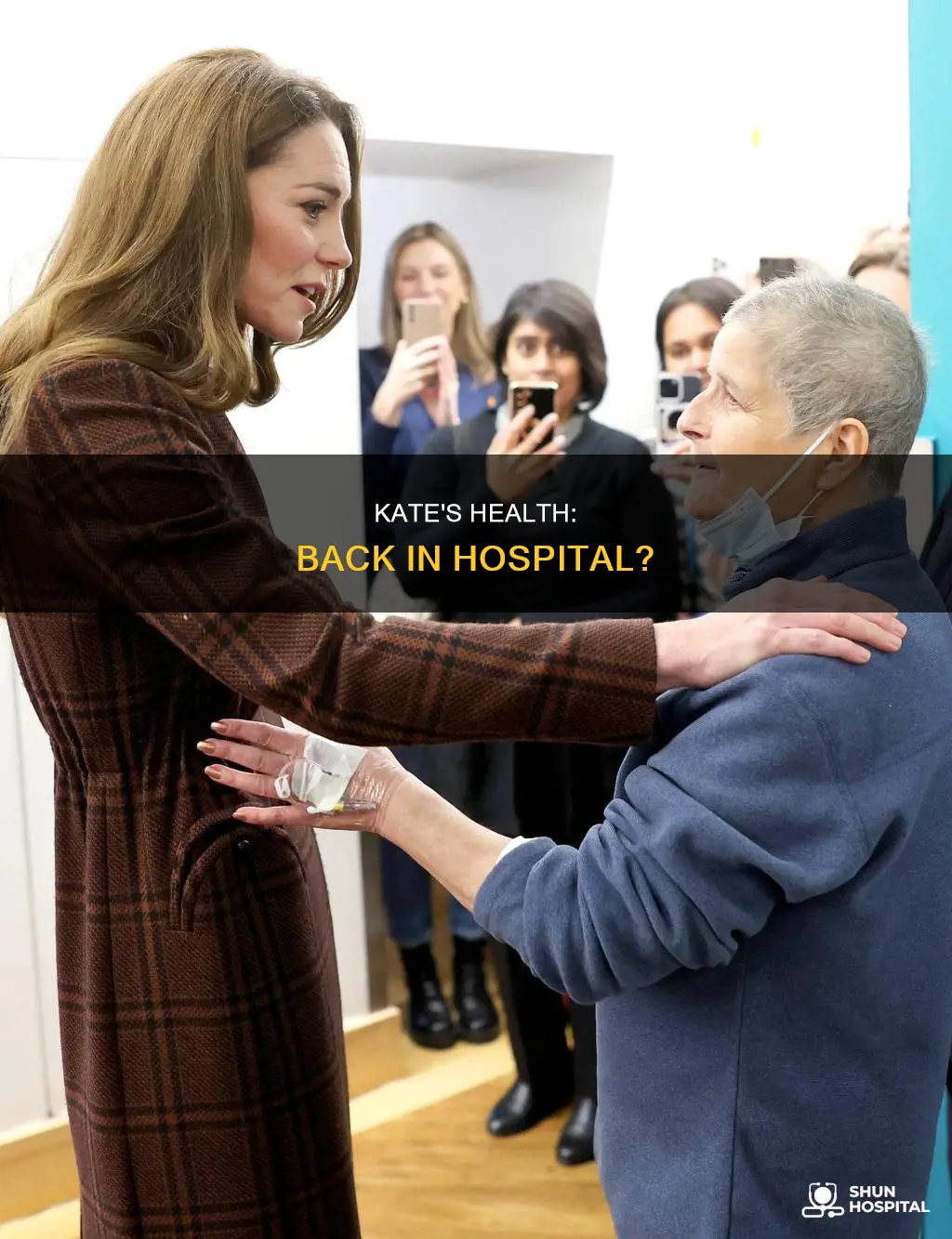 is princess kate back in the hospital