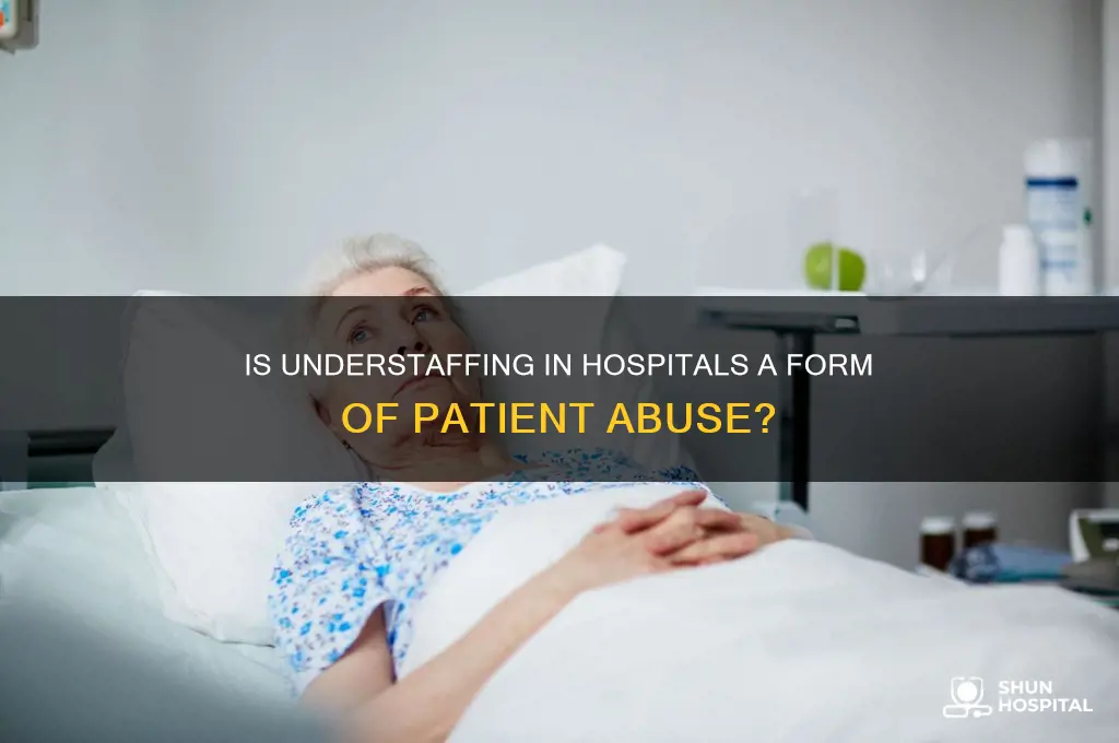 is providing insufficient staff at a hospital considered abuse