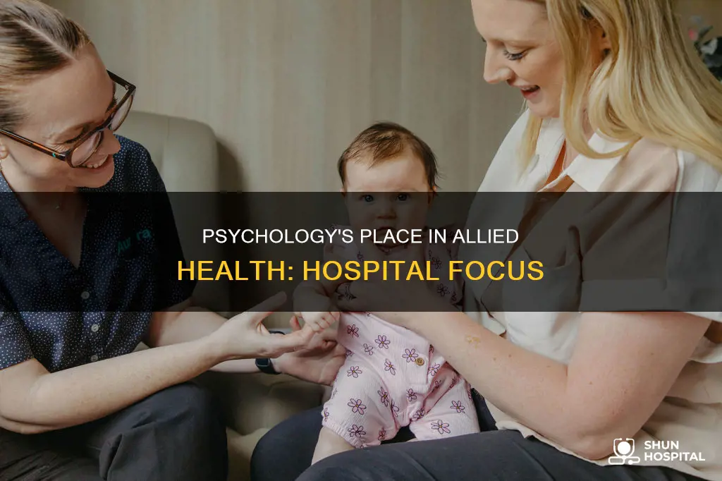 is psychology under allied health for hospitals