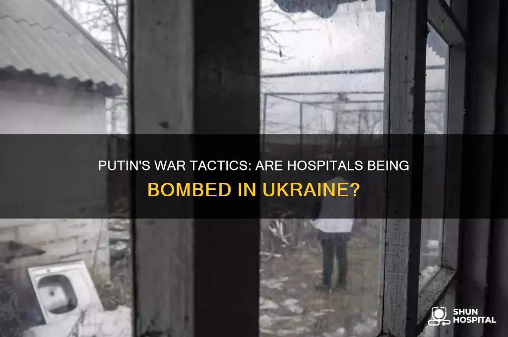 is putin bombing hospitals