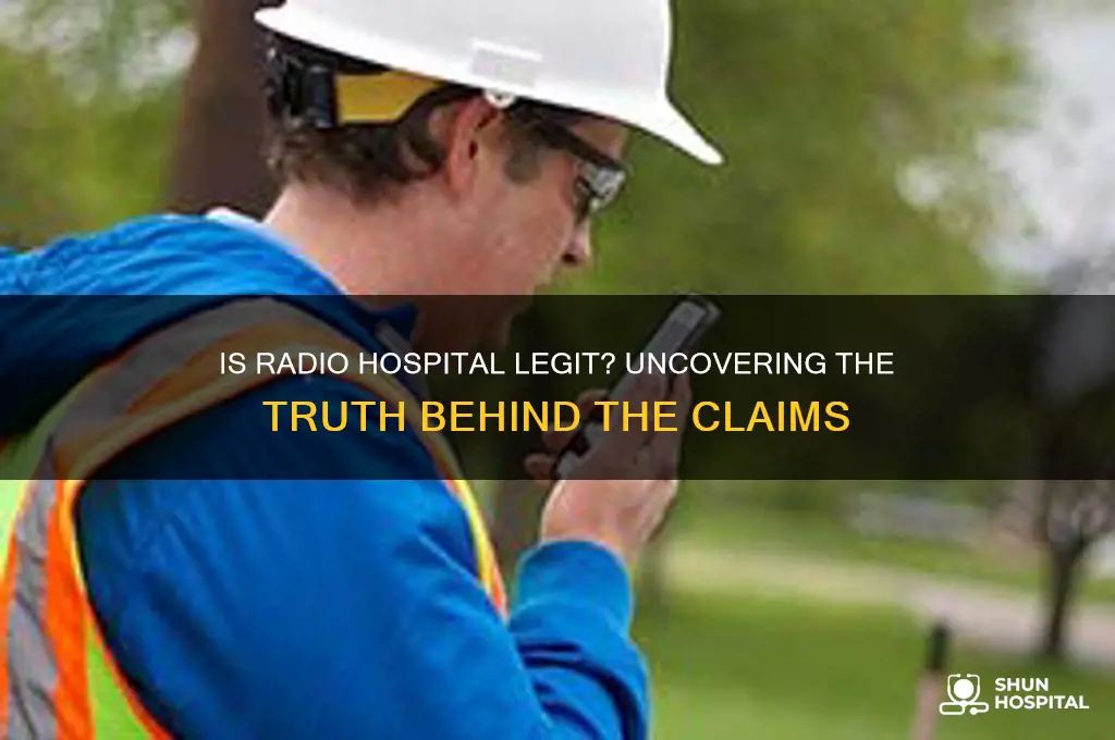 is radio hospital legit