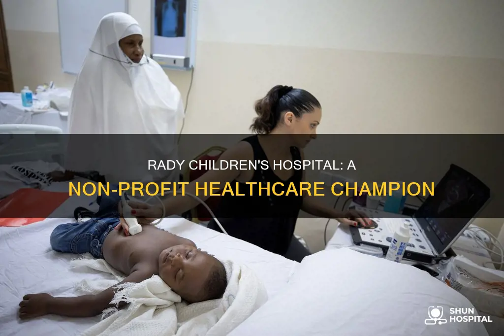 is rady childrens hospital a non profit