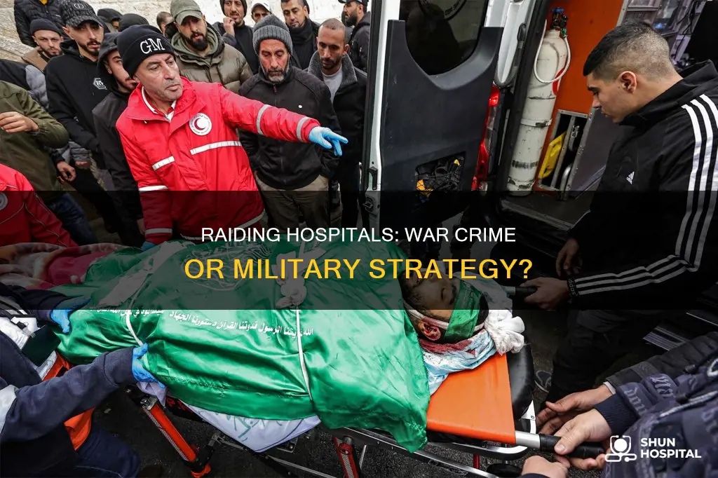 is raiding a hospital a war crime