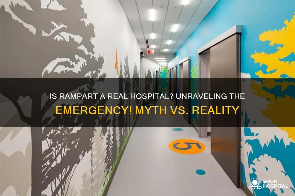 is rampart a real hospital