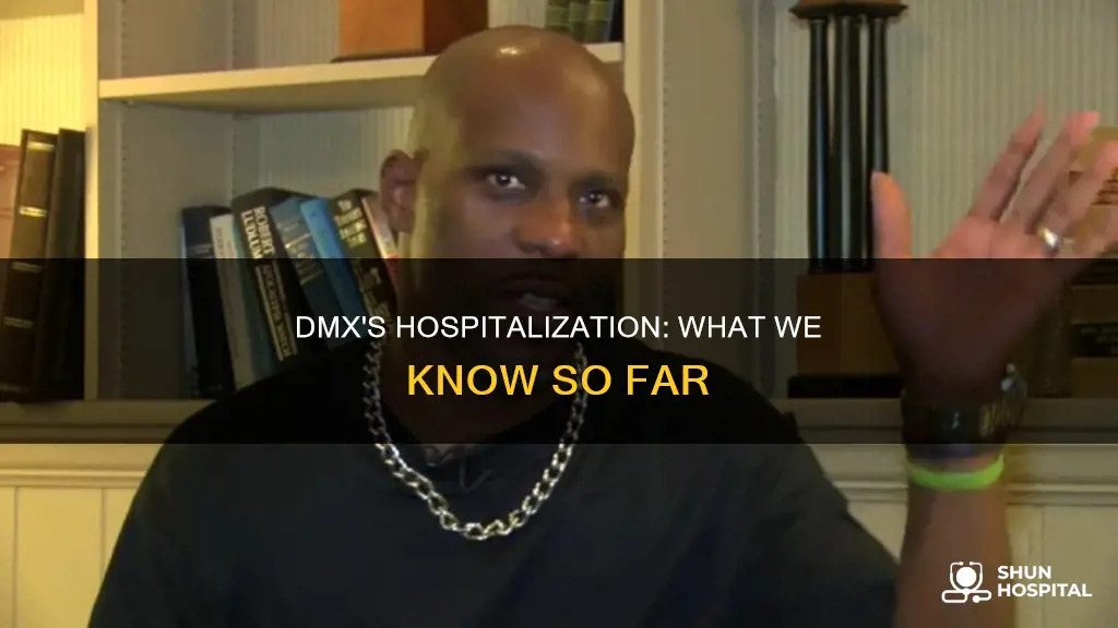 is rapper dmx still in the hospital