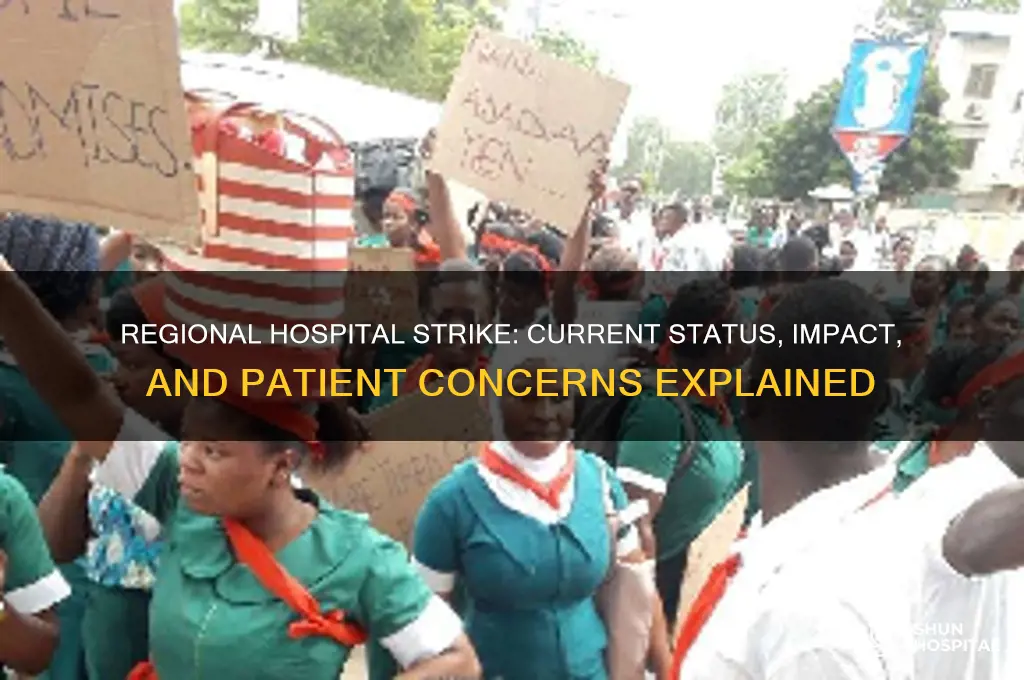 is regional hospital on strike