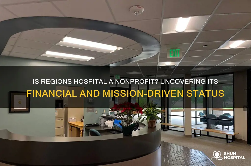 is regions hospital a nonprofit