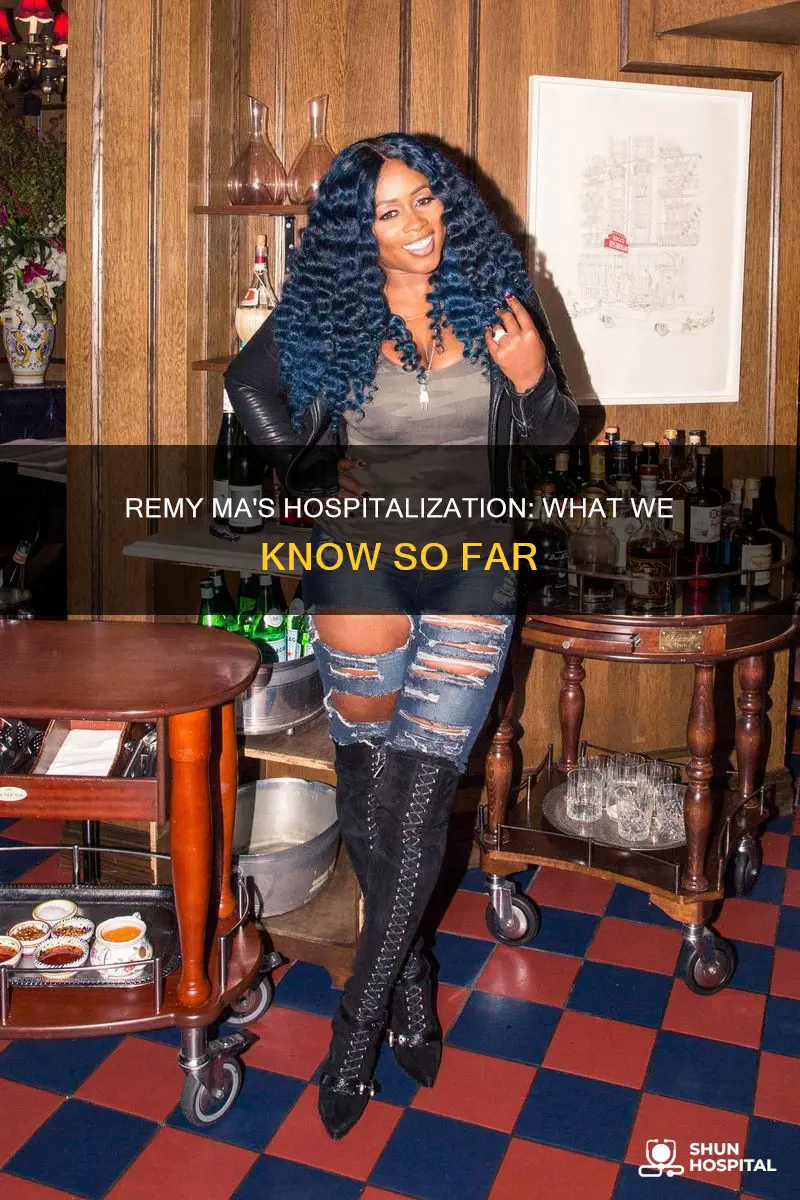 is remy ma still in the hospital
