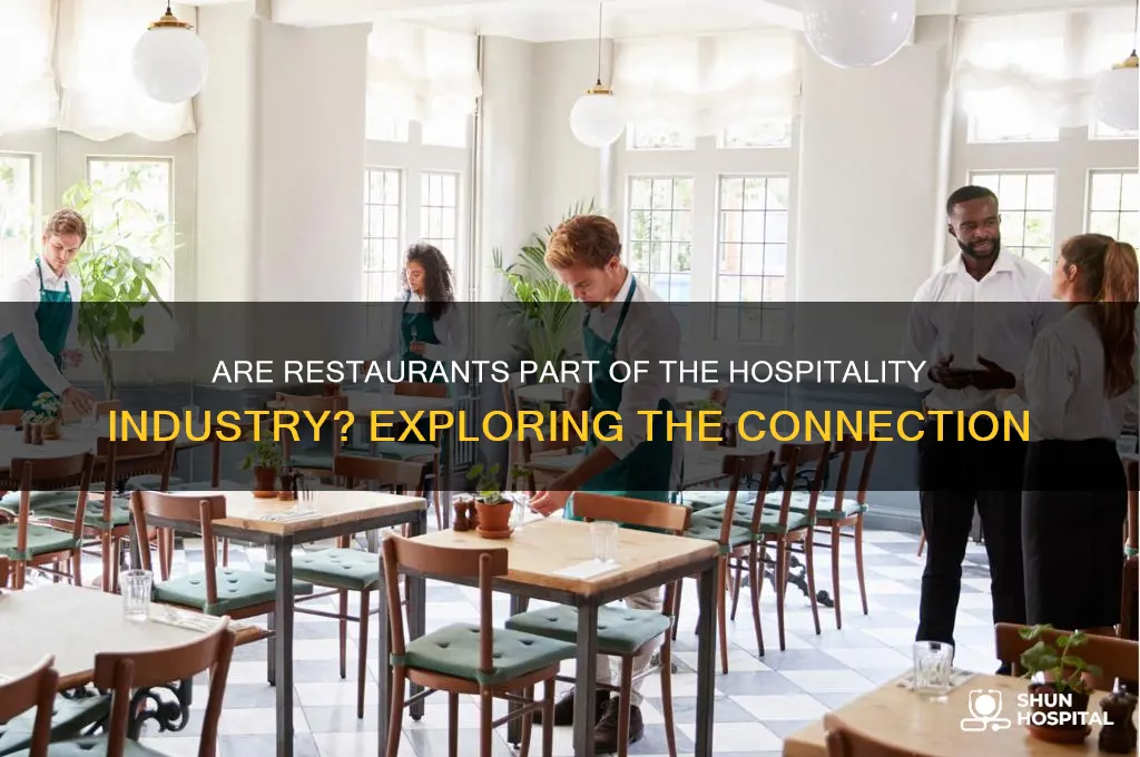is restaurant considered hospitality