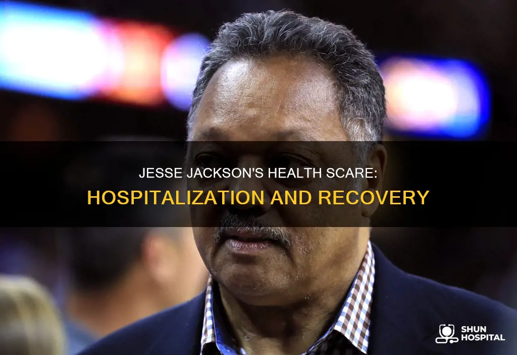 is reverend jesse jackson in the hospital