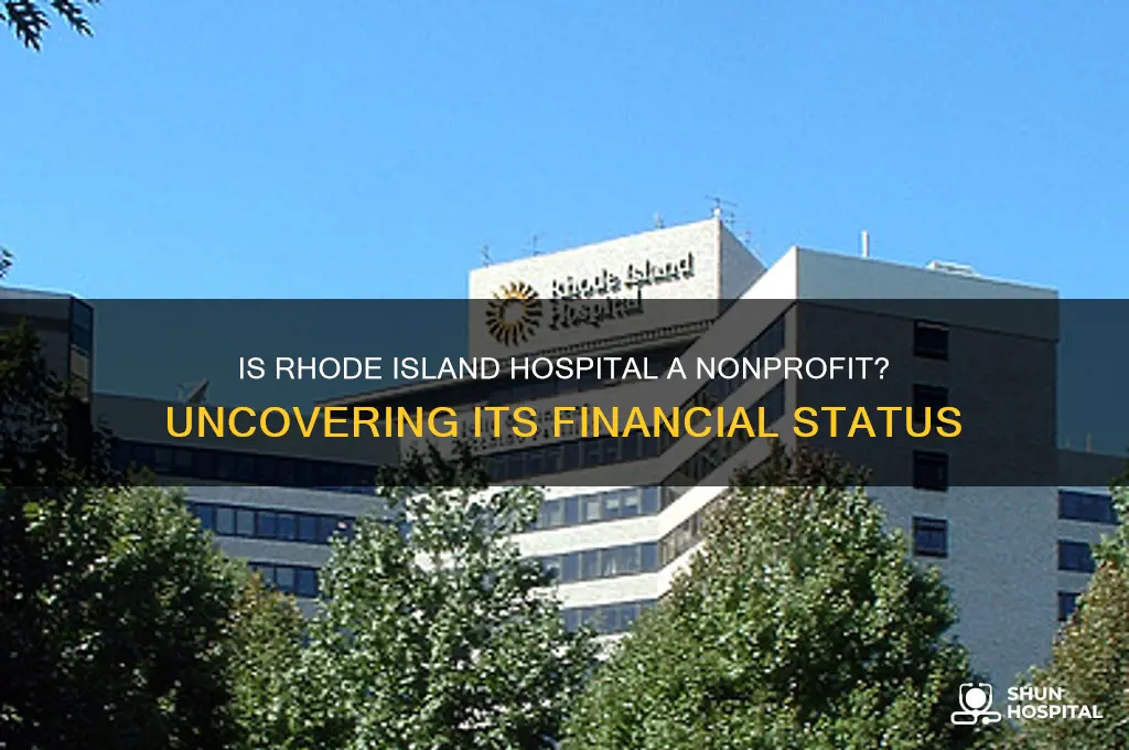 is rhode island hospital nonprofit