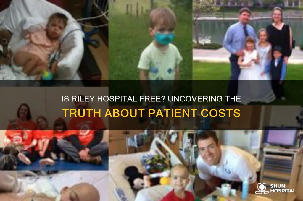 is riley hospital free