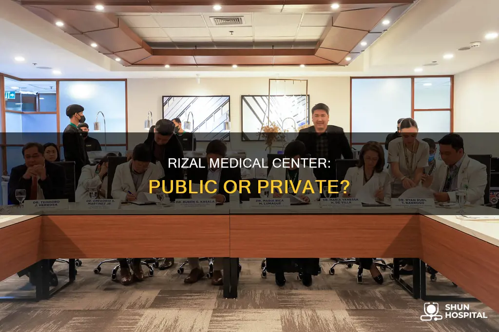 is rizal medical center a public hospital