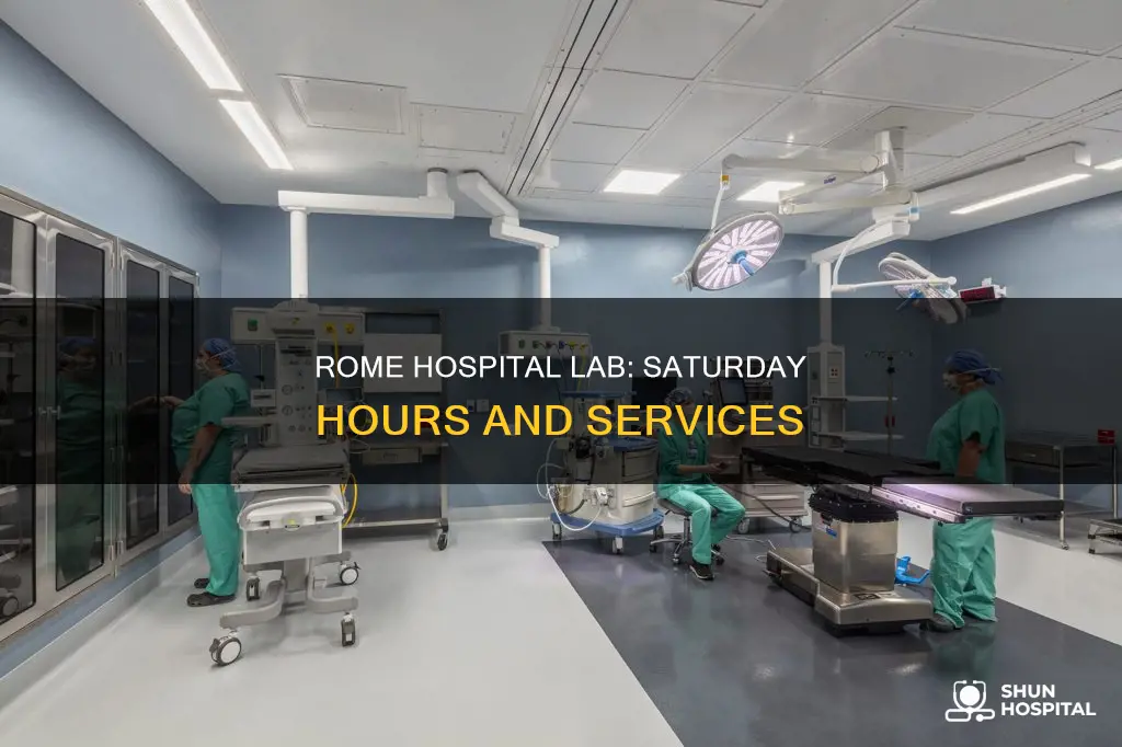 is rome hospital lab open on saturday
