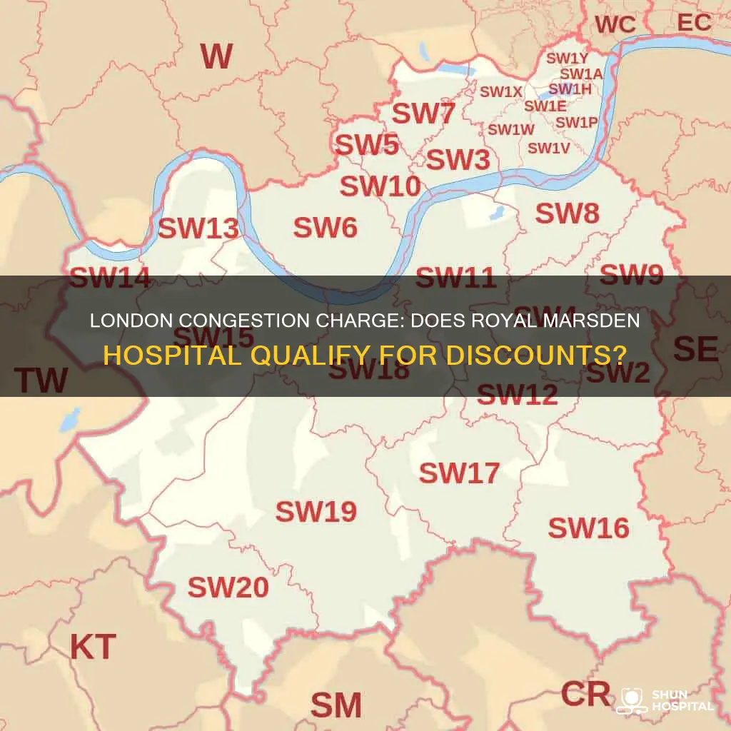 is royal marsden hospital in congestion zone