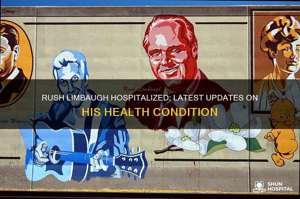 is rush limbaugh in hospital