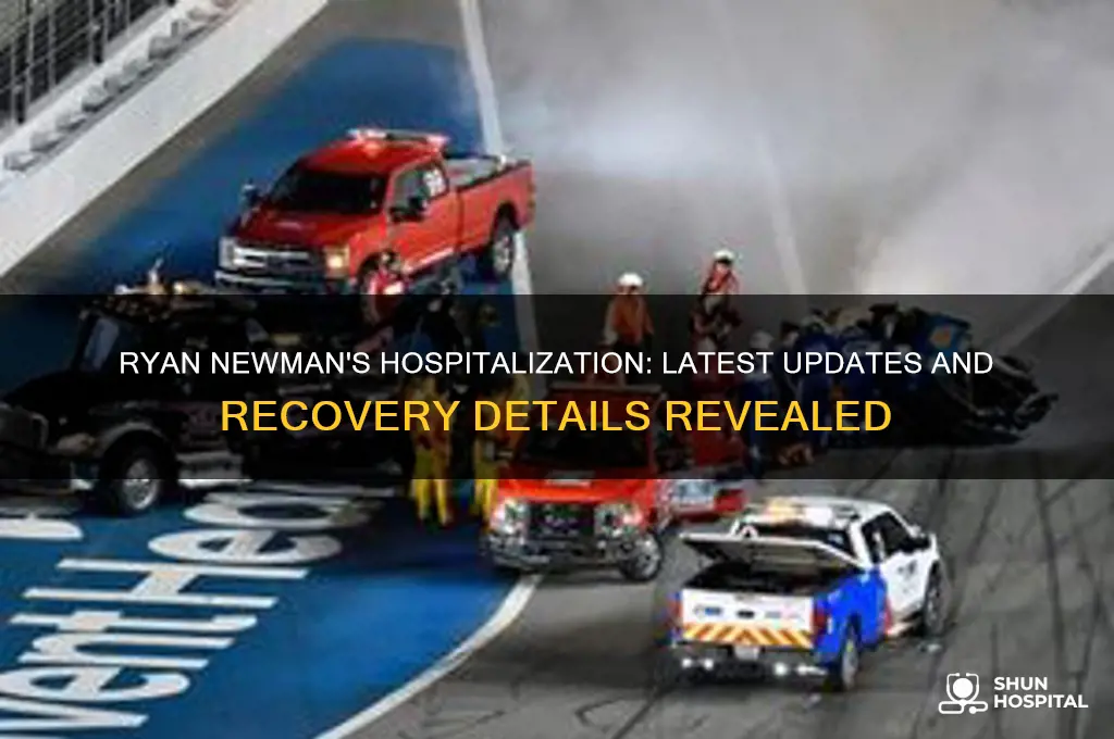 is ryan newman in hospital