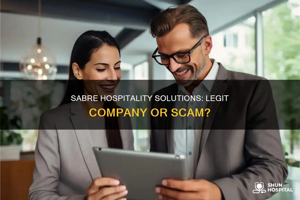 is sabre hospitality solutions a legit company