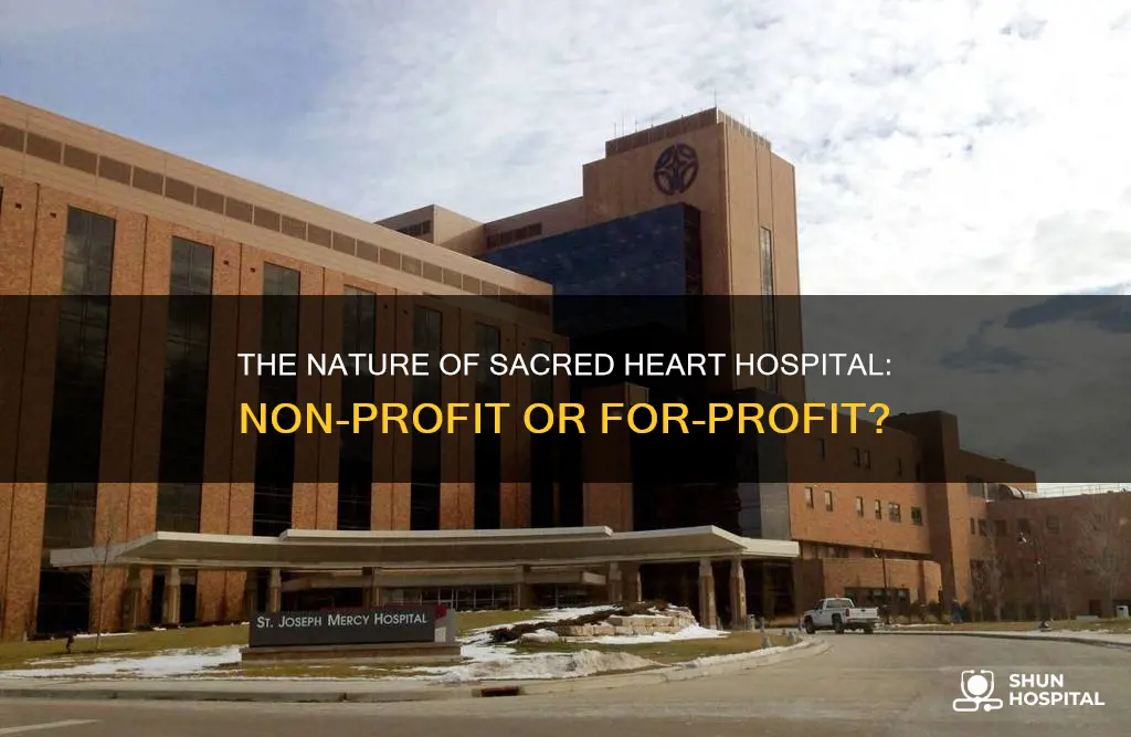 is sacred heart hospital a non profit