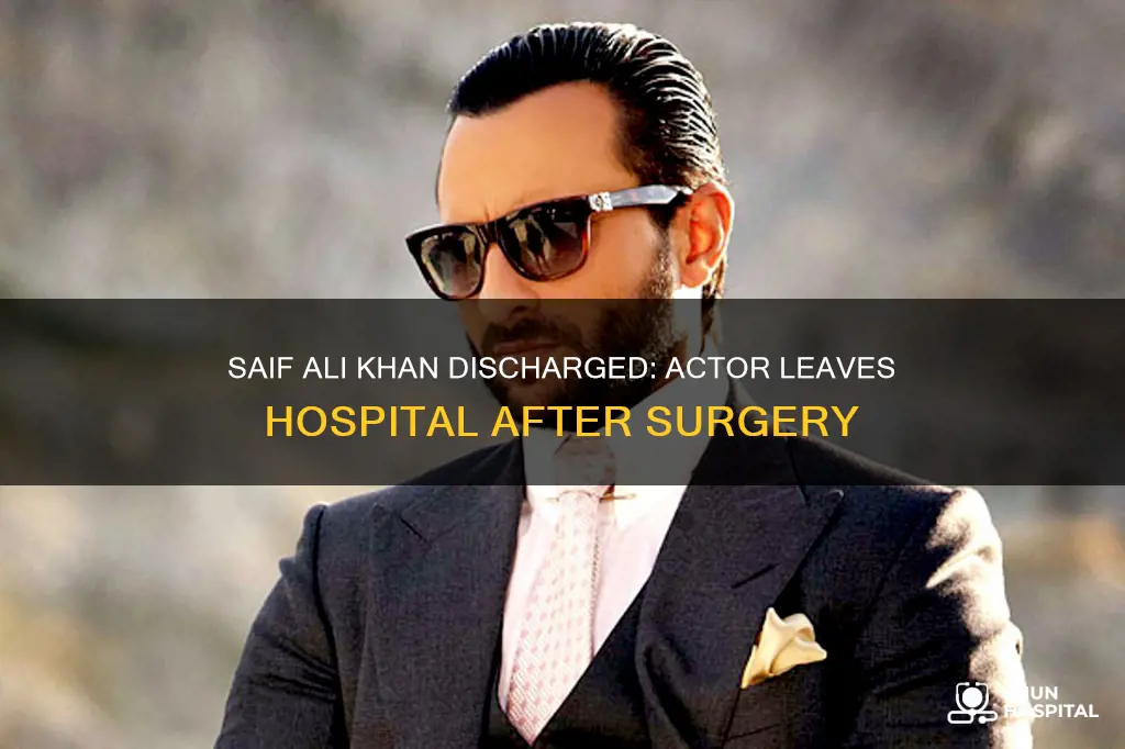 is saif ali khan released from hospital