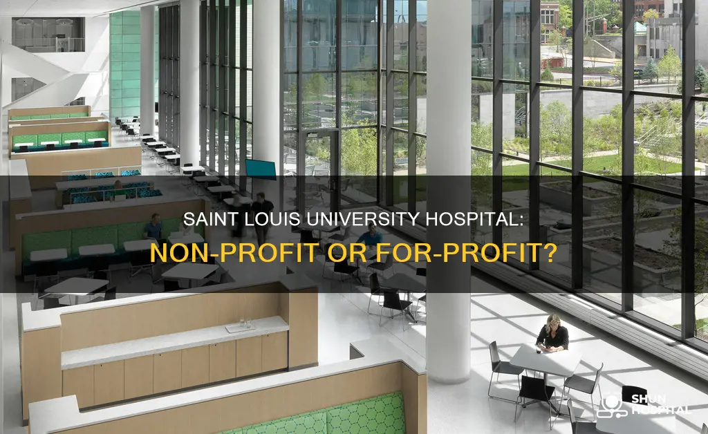 is saint louis university hospital non profit