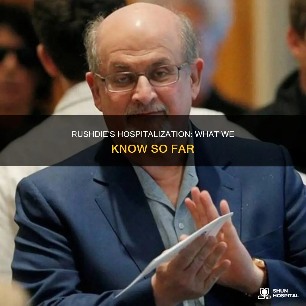 is salman rushdie still in the hospital