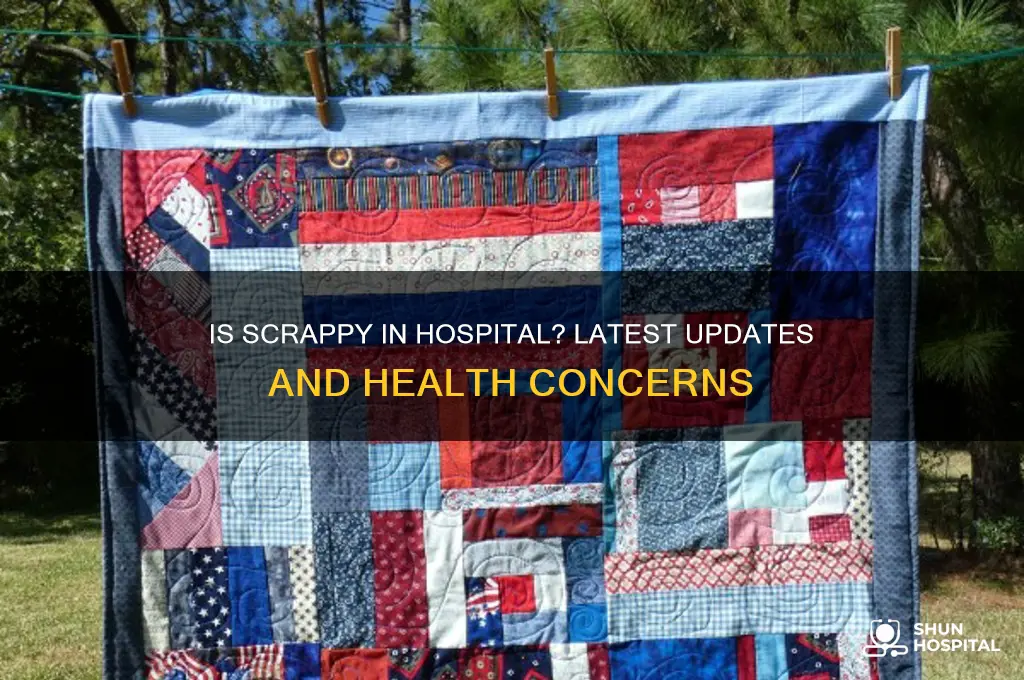 is scrappy in hospital