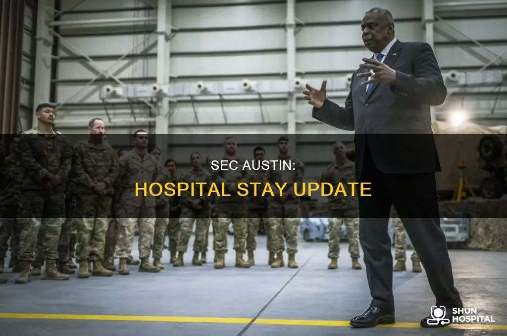is sec austin still in the hospital