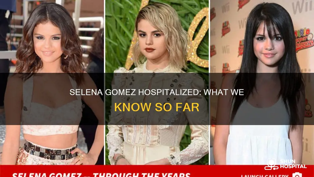 is sele a gomez in ghe hospital