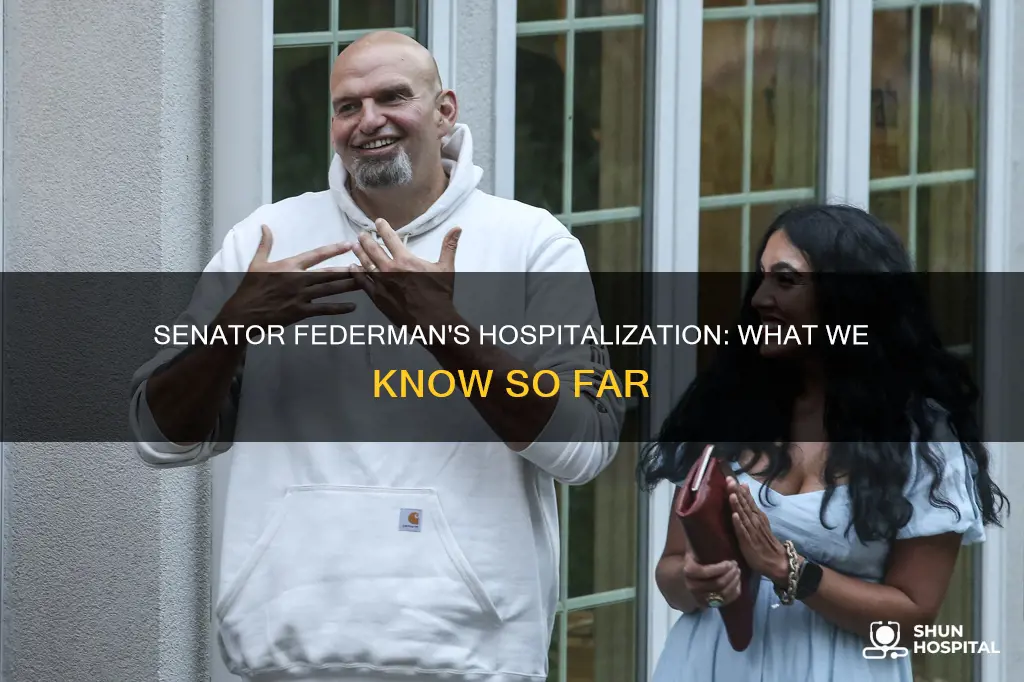 is senator federman still in the hospital