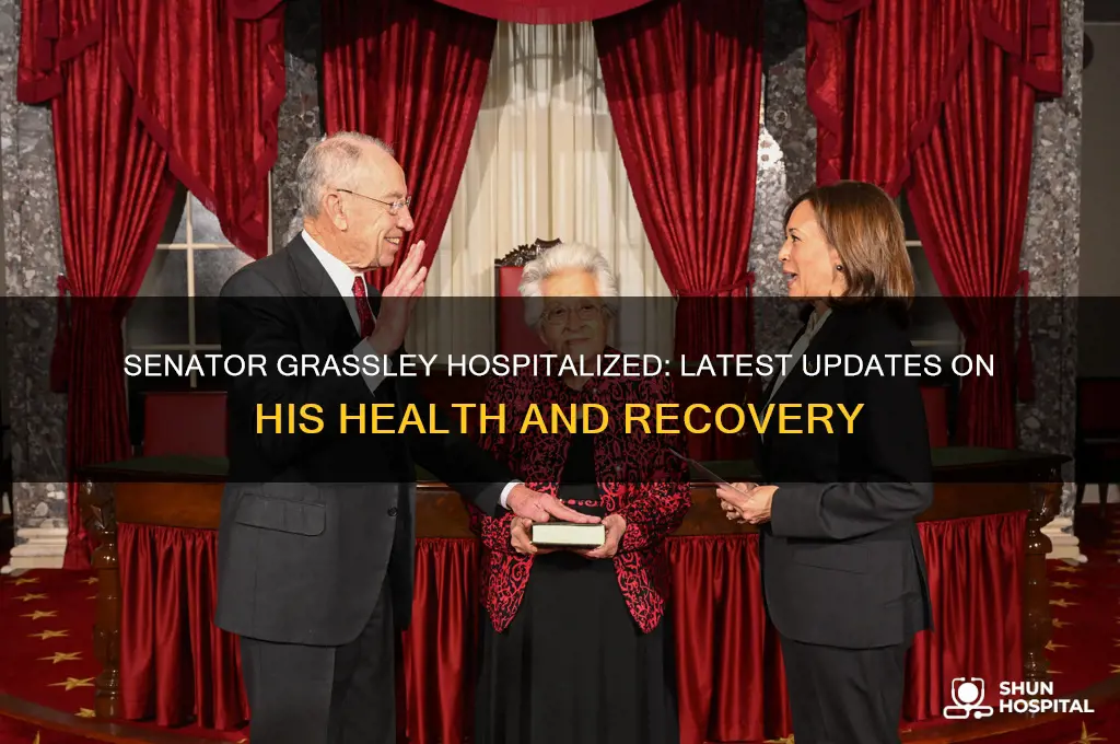 is senator grassley hospitalized