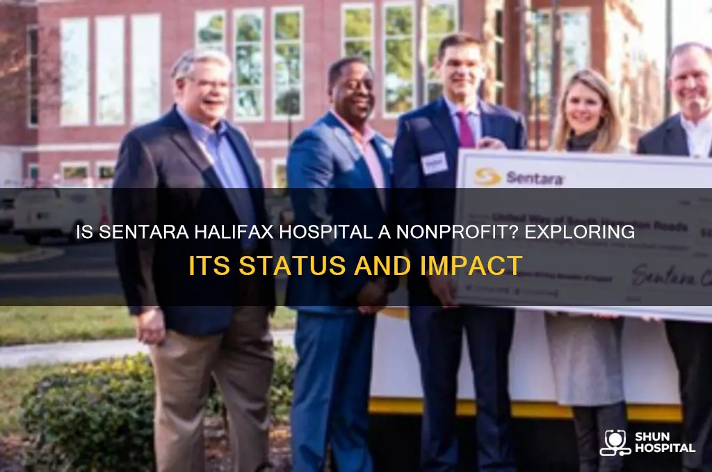 is sentara halifax hospital nonprpfit