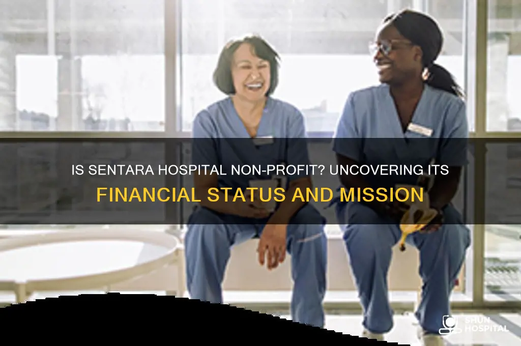 is sentara hospital non profit