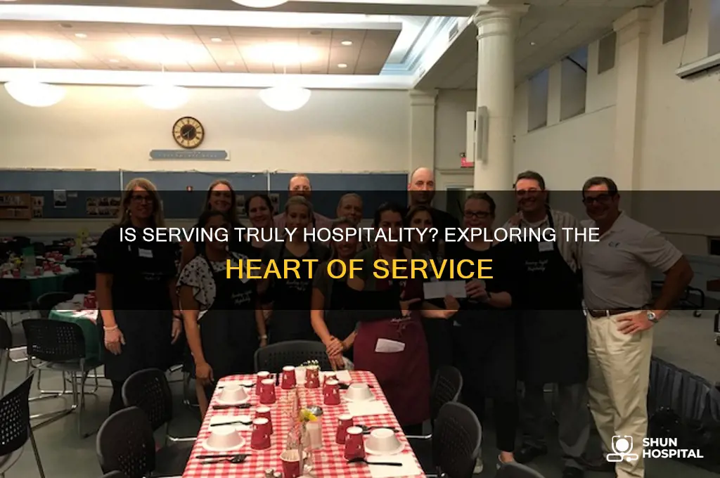 is serving considered hospitality